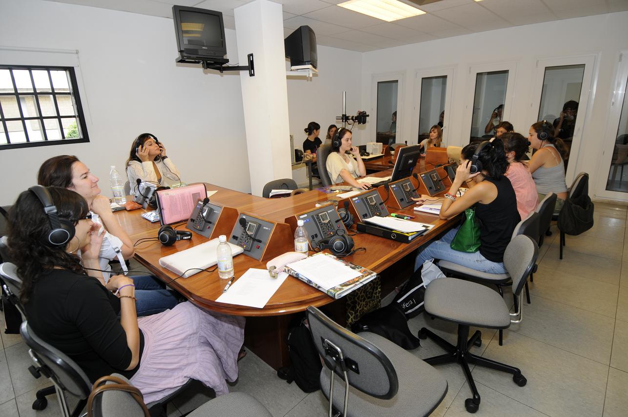 Imagen de archivo de una práctica de la Facultad de Traducción e Interpretación